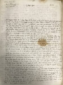 Letter of Cristóbal Rodríguez to Monsignor Antonio Floribello