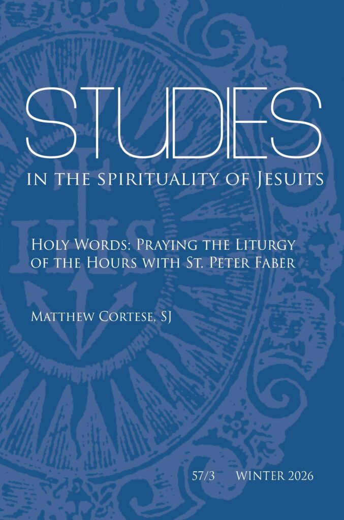 Cover Page of Issue 57/3, Study in the Spirituality of the Jesuits
