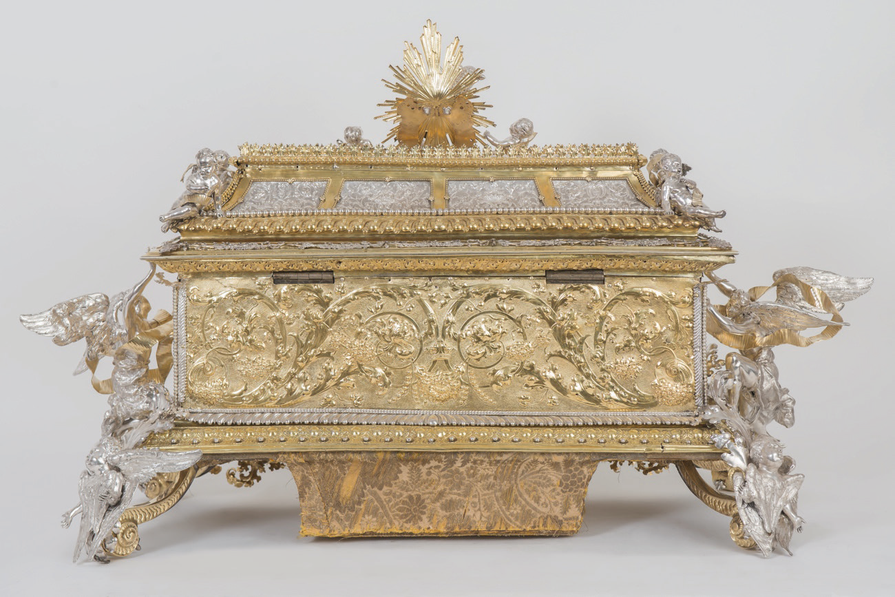 Casket for the relic of St. João de Brito. (back) Museum of São Roque, Lisbon, 1694–98. MSR / Or 0625.