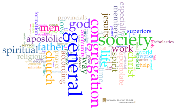 Schema of the most recurrent words in GC31's decrees