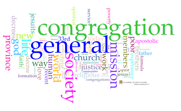 Schema of the most recurrent words in GC33's decrees
