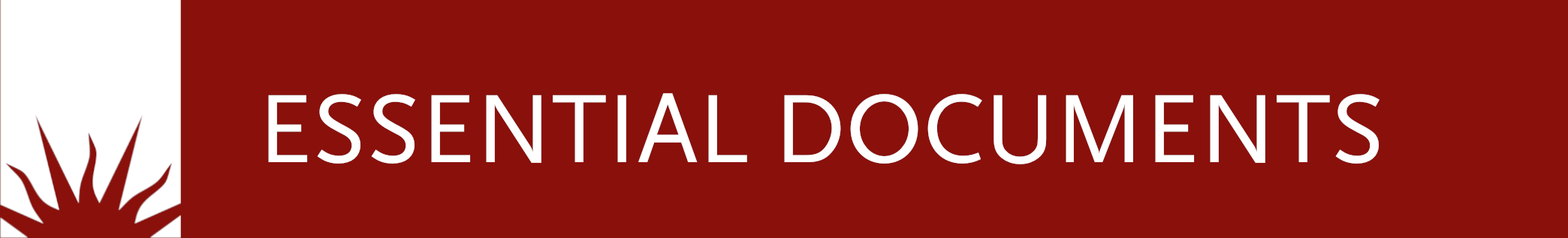 Essential documents banner